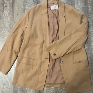 Everlane Oversized Khaki Blazer women’s sz 6